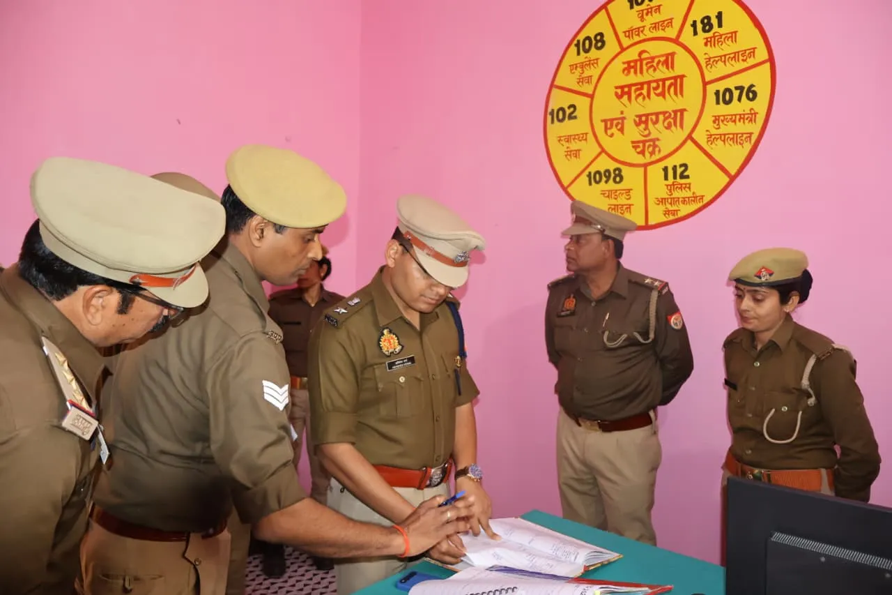 पुलिस अधीक्षक ने किया कोन थाने का वार्षिक निरीक्षण, सम्बन्धित को दिए  आवश्यक निर्देश