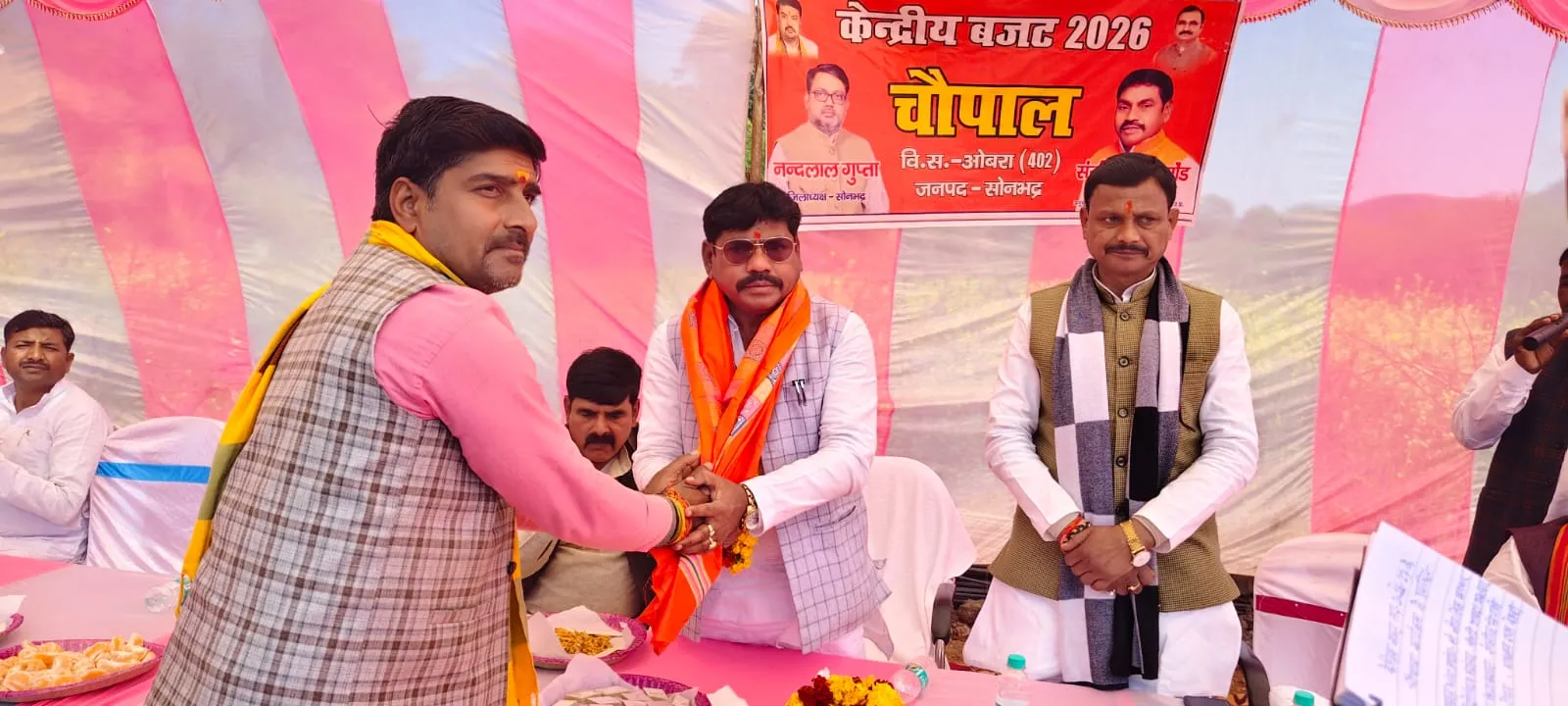 सोनभद्र चोपन मंडल में विकास की नई राह, राज्य मंत्री ने किया चार पुलियाओं का शिलान्यास