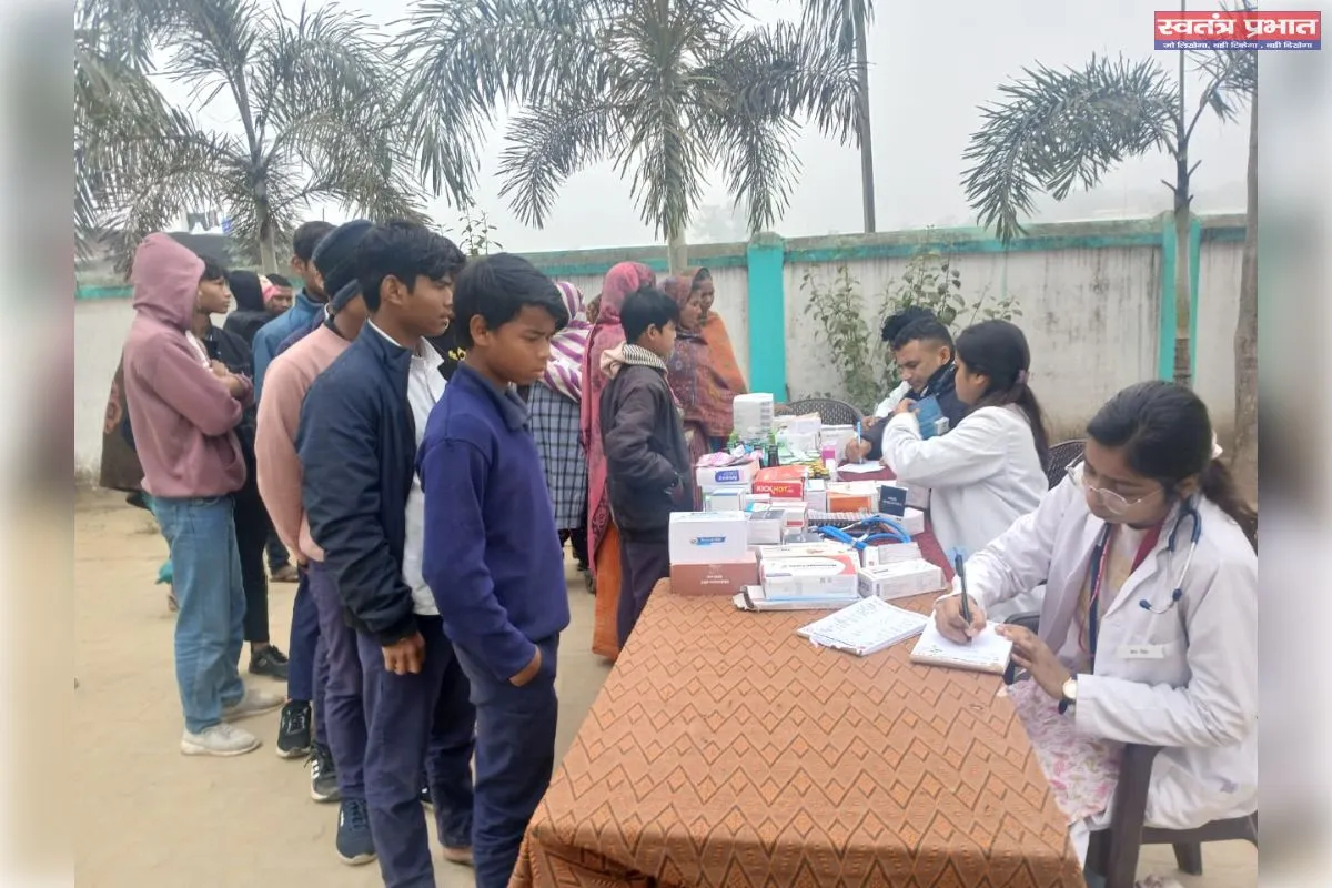 जनजाति गांव में हजारों लोगो को मिला स्वास्थ सेवा