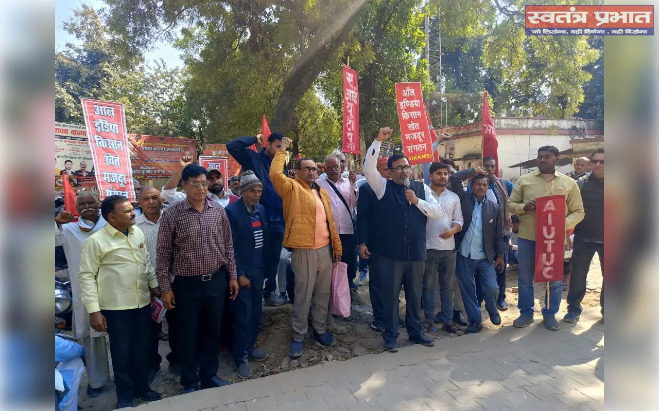 केंद्र सरकार कर्मचारी मजदूर और श्रमिकों के अधिकारों पर कर रही चोट - हेमंत ओझा