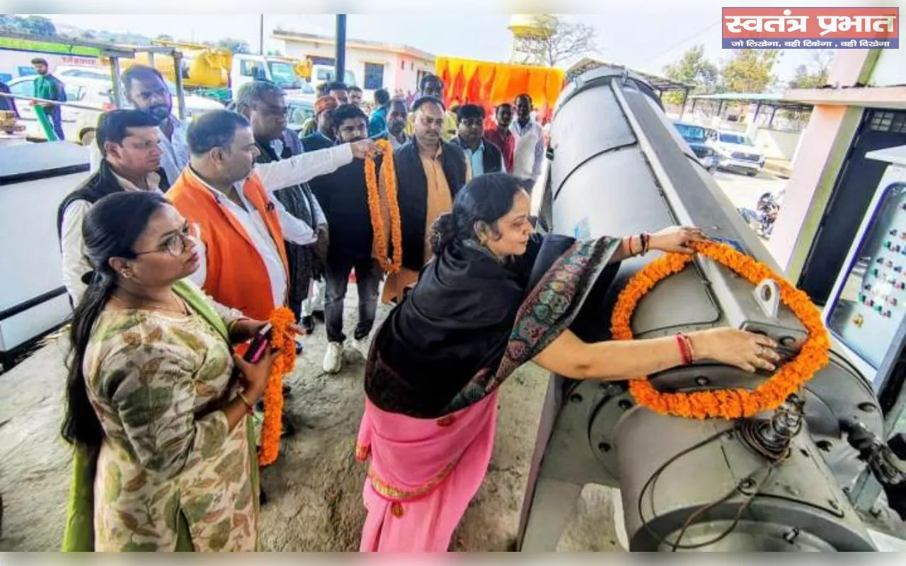 न.पा. अध्यक्ष ने किया एफ.एस.टी.पी. का  उद्घाटन