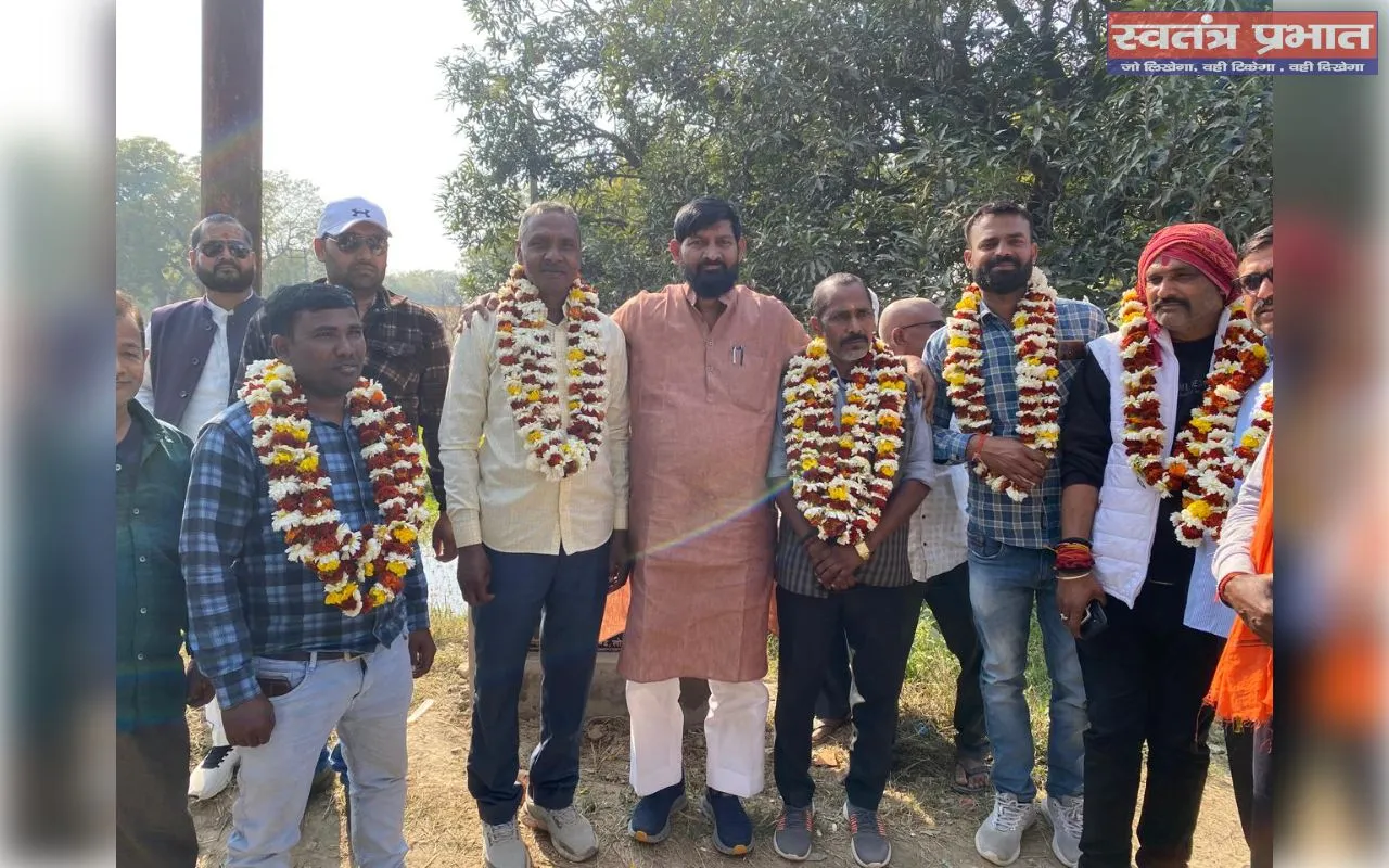 औराई विधायक ने 13 मार्गो का किया शिलान्यास