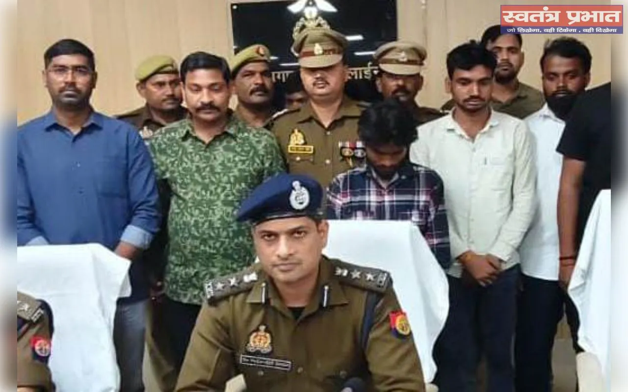 बस्ती जिले मेंचोरी की कई घटनाओं का खुलासा, 6 गिरफ्तार