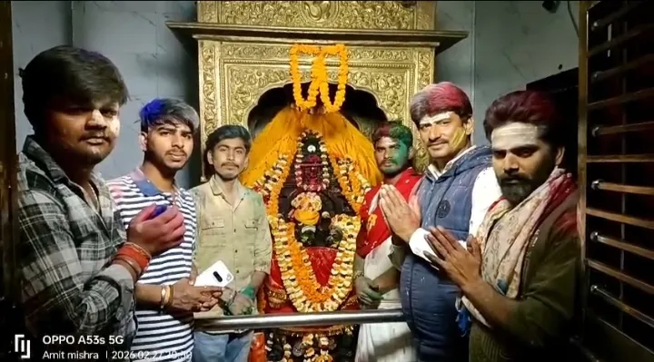 रंगभरी एकादशी महापर्व पर शिवद्वार मन्दिर में हुआ अद्भुद भस्म आरती