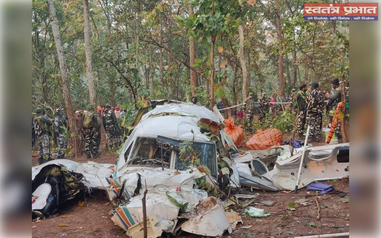 रांची से दिल्ली जा रही एयर एंबुलेंस सिमरिया के जंगल में क्रैश, सवार सातों की मौत