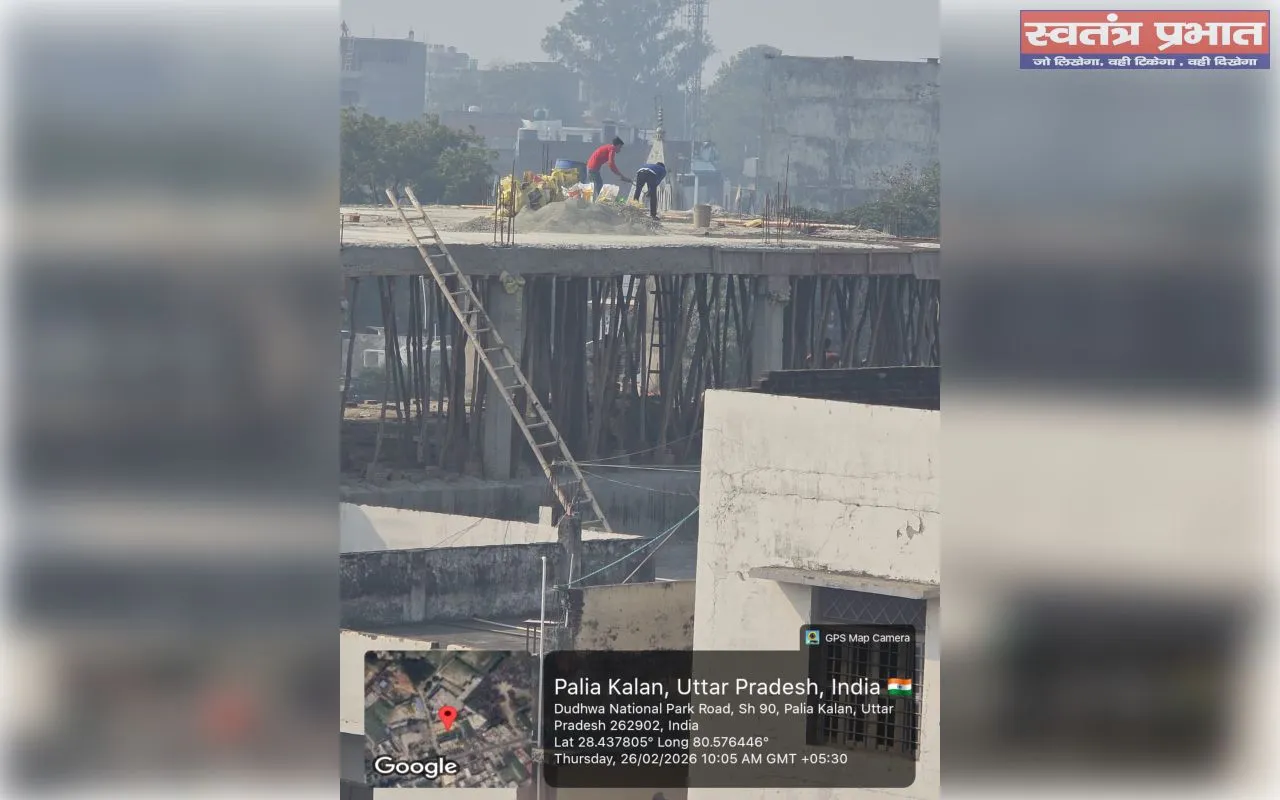 पलिया में तहसील प्रशासन को ठेंगा दिखा रहा भू-माफिया