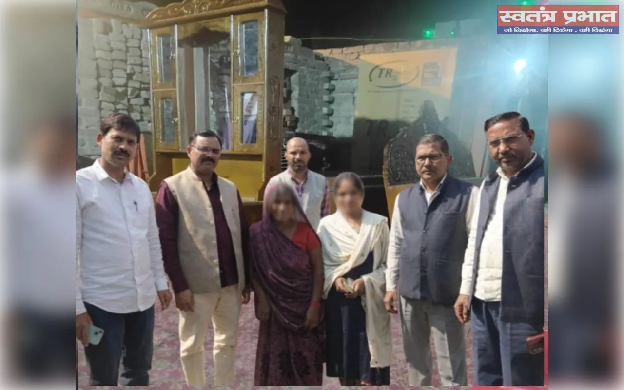 गरीब बेटी की शादी में आगे आया पटेल सेवा संस्थान, ₹70 हजार का सहयोग