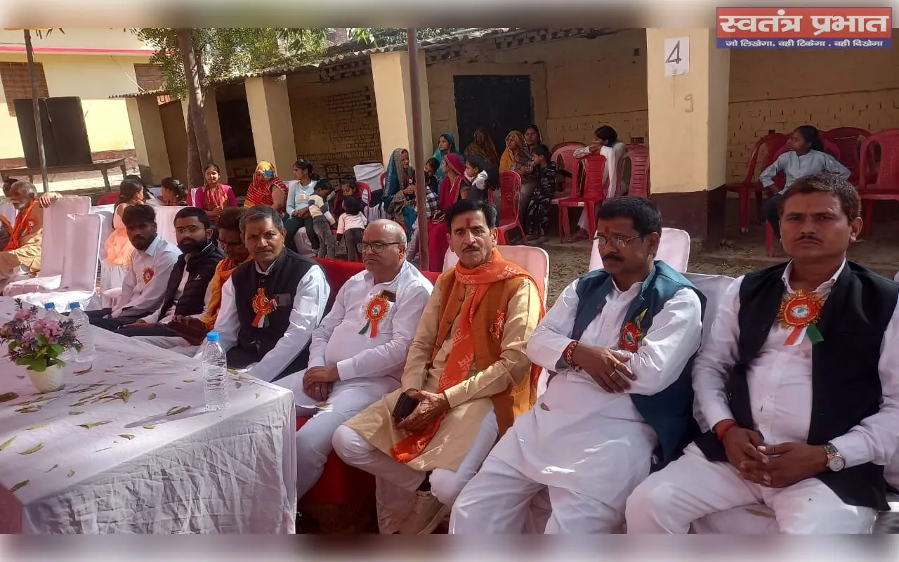 सरस्वती शिशु मंदिर शुकुल बाजार में हर्षोल्लास के साथ मनाया गया वार्षिकोत्सव