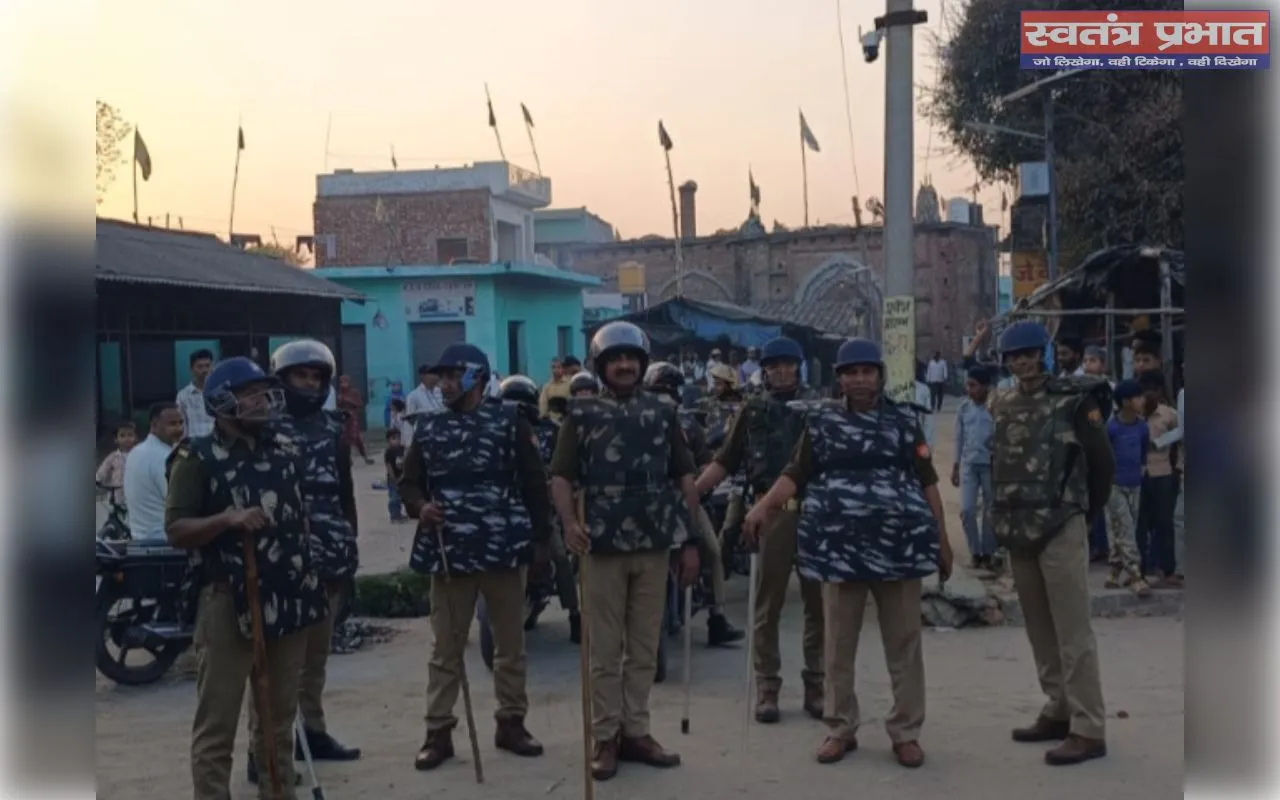 होली पर शांति व्यवस्था कायम रखने को सी ओ ने किया भ्रमण