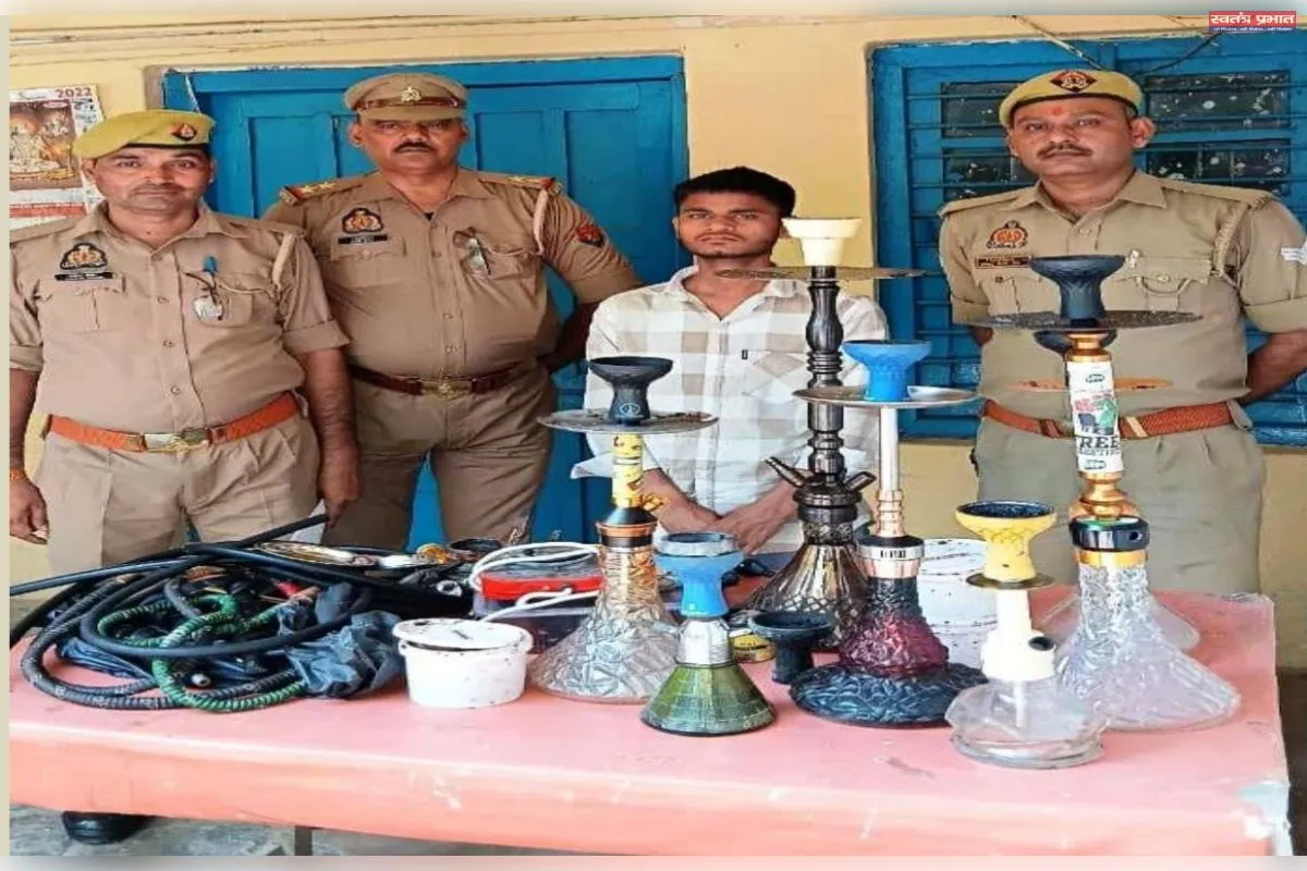 गोविंदनगर के अवैध हुक्काबार में युवाओं को परोसा जा रहा था नशा, पुलिस ने पकड़ा 