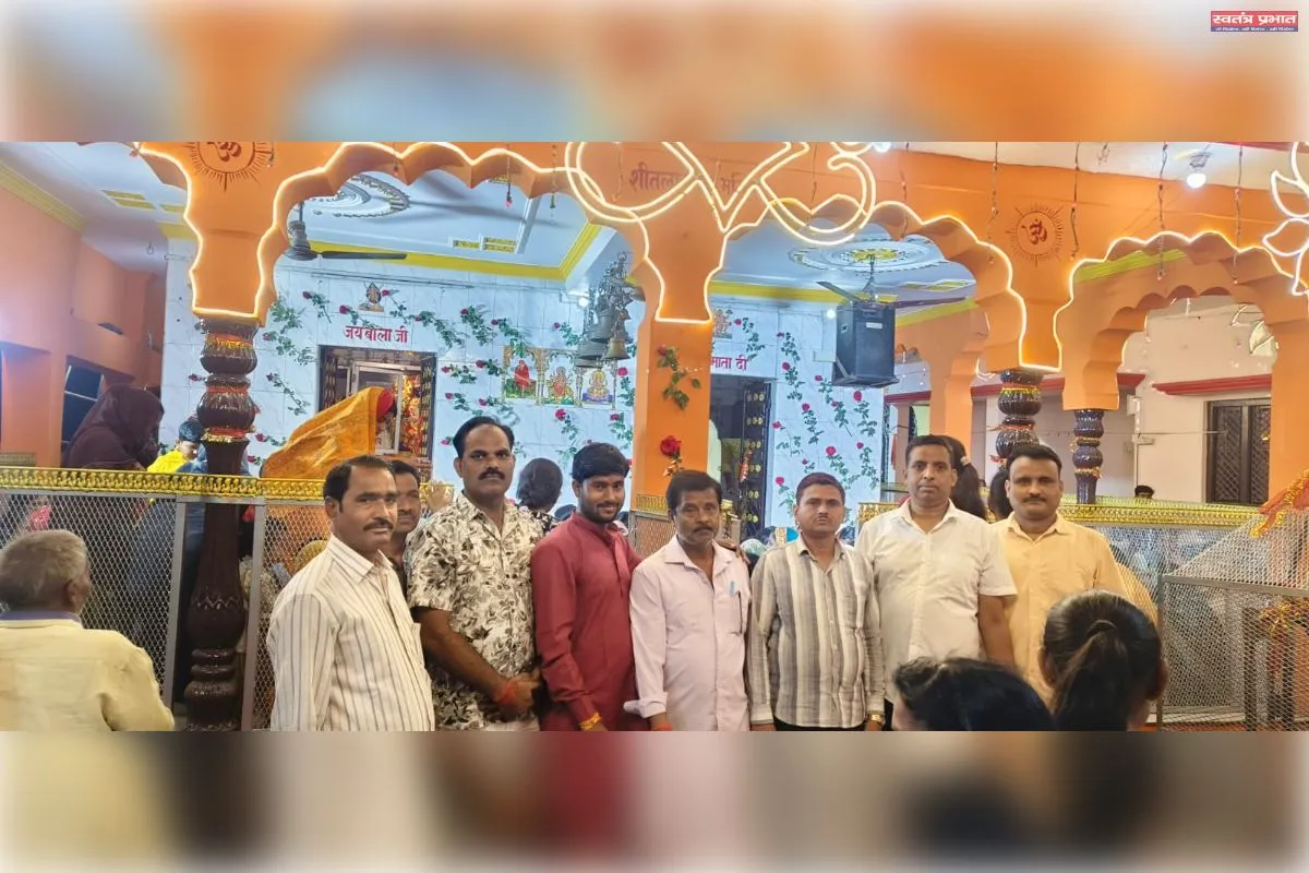 शीतला माता मंदिर गुडाही कटरा में विशाल भंडारे का आयोजन