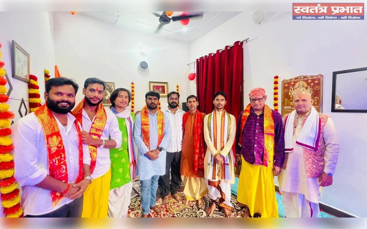 राष्ट्रीय अध्यक्ष दिलीप श्रीवास्तव की उपस्थिति में भव्य श्रीमद् भागवत कथा का आयोजन किया गया