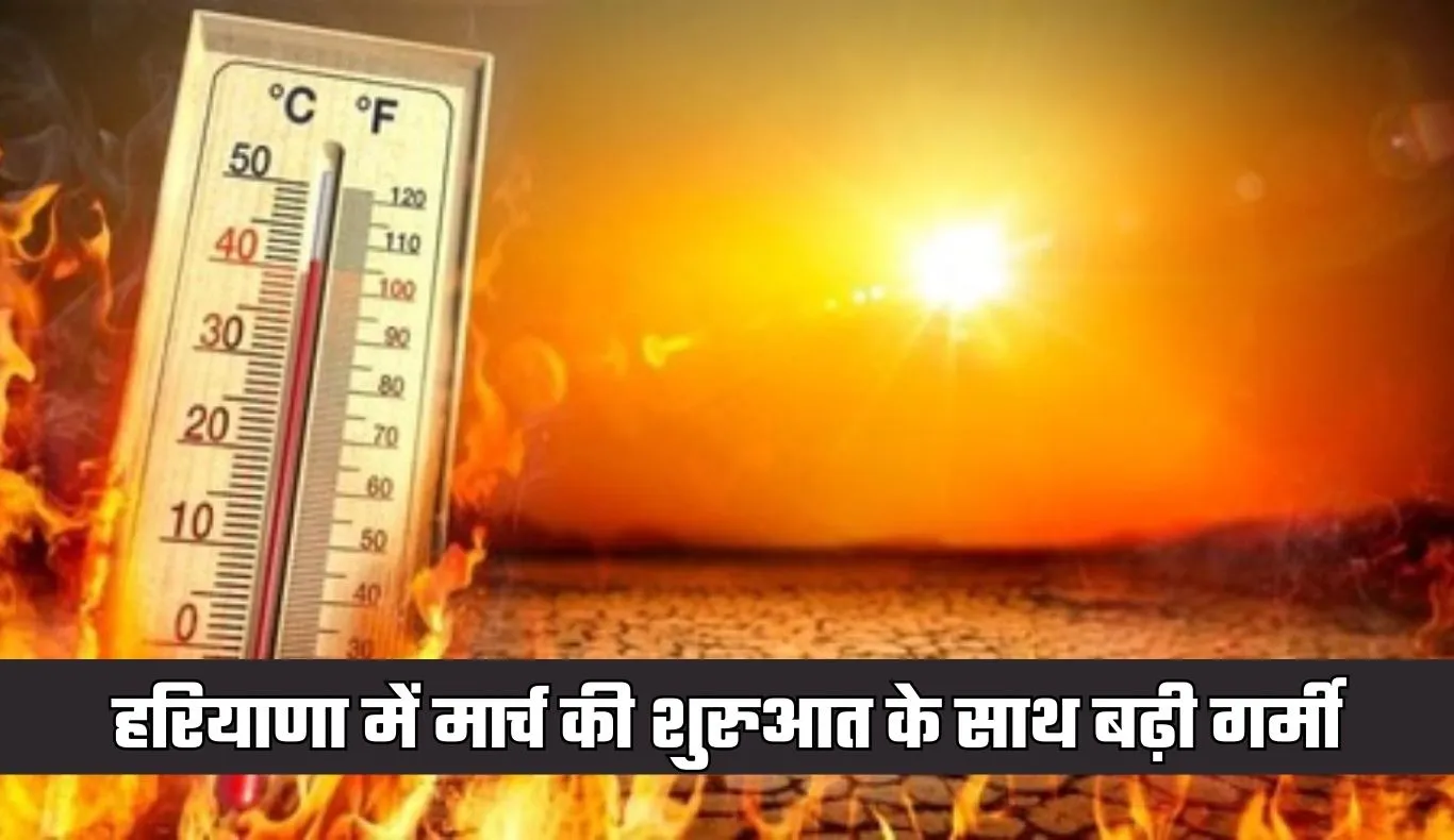 Haryana Weather: हरियाणा में मार्च की शुरुआत के साथ बढ़ी गर्मी, 33°C के पार पहुंचा पारा