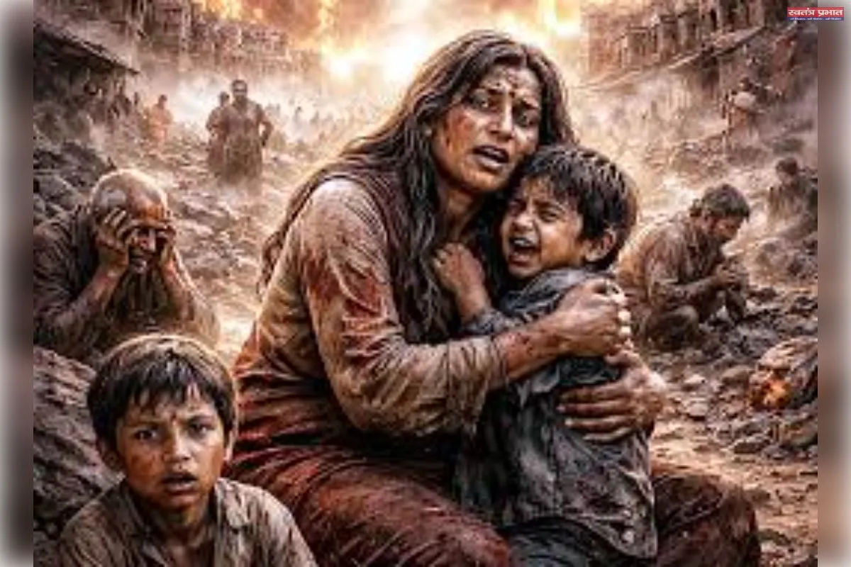 युद्ध की विभीषिका से त्रासदीपूर्ण मानवीय जीवन