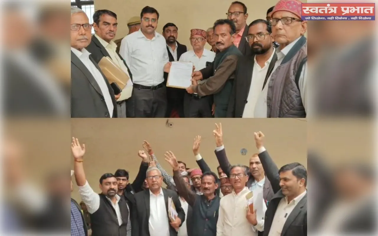 अधिवक्ता सुभाष चंद्र मिश्रा हत्याकांड पर उबाल, बार एसोसिएशन हर्रैया ने सौंपा ज्ञापन