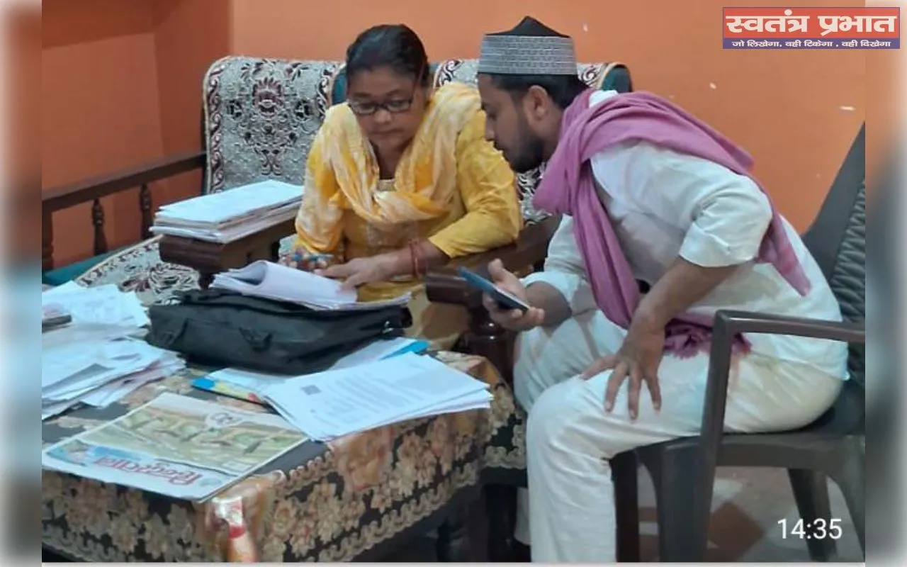 निस्तारण कार्य को लेकर सपा नेता ने दी जानकारी 