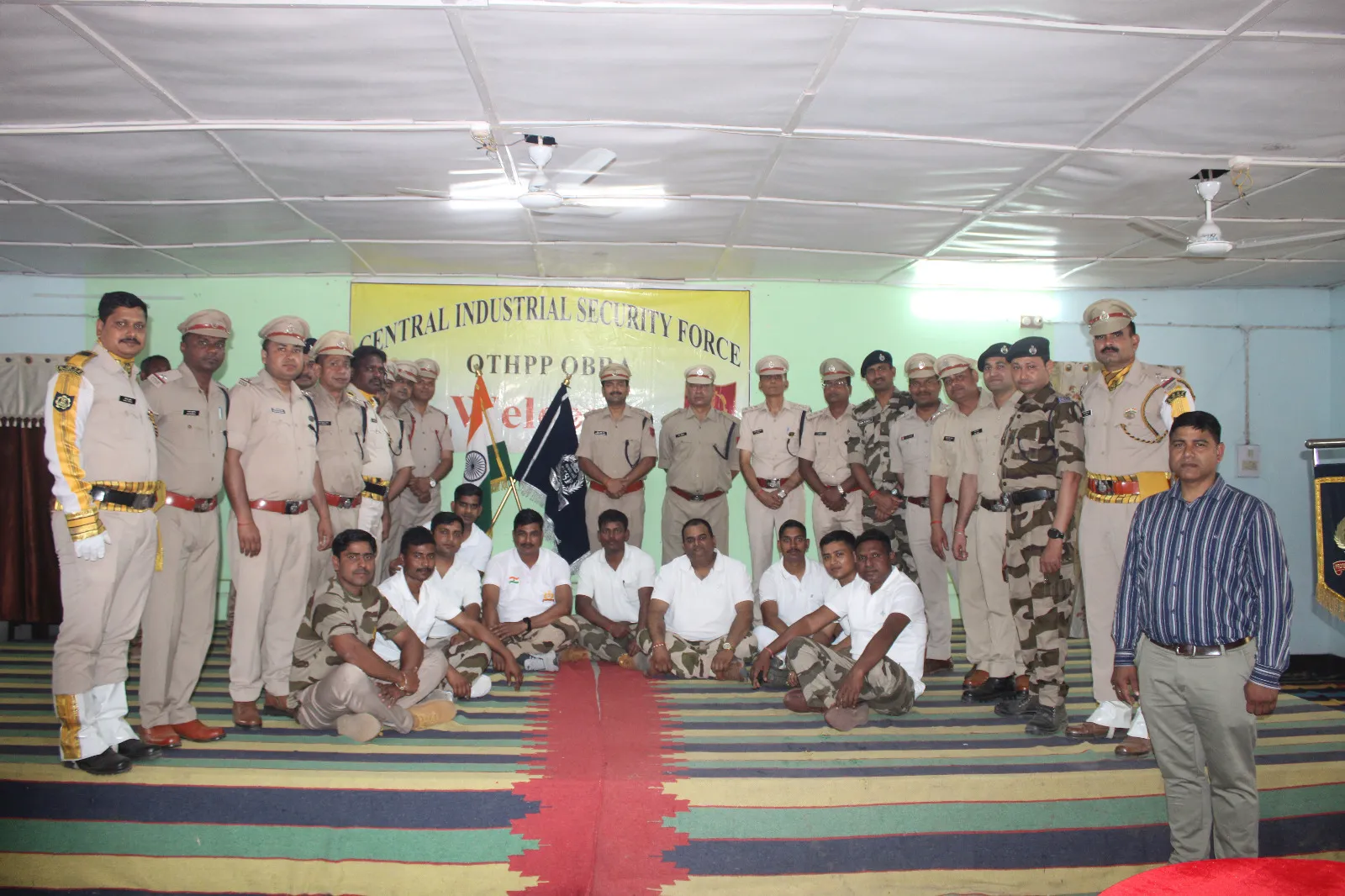 शौर्य और अनुशासन का प्रदर्शन ओबरा में CISF ने हर्षोल्लास के साथ मनाया 57वां स्थापना दिवस