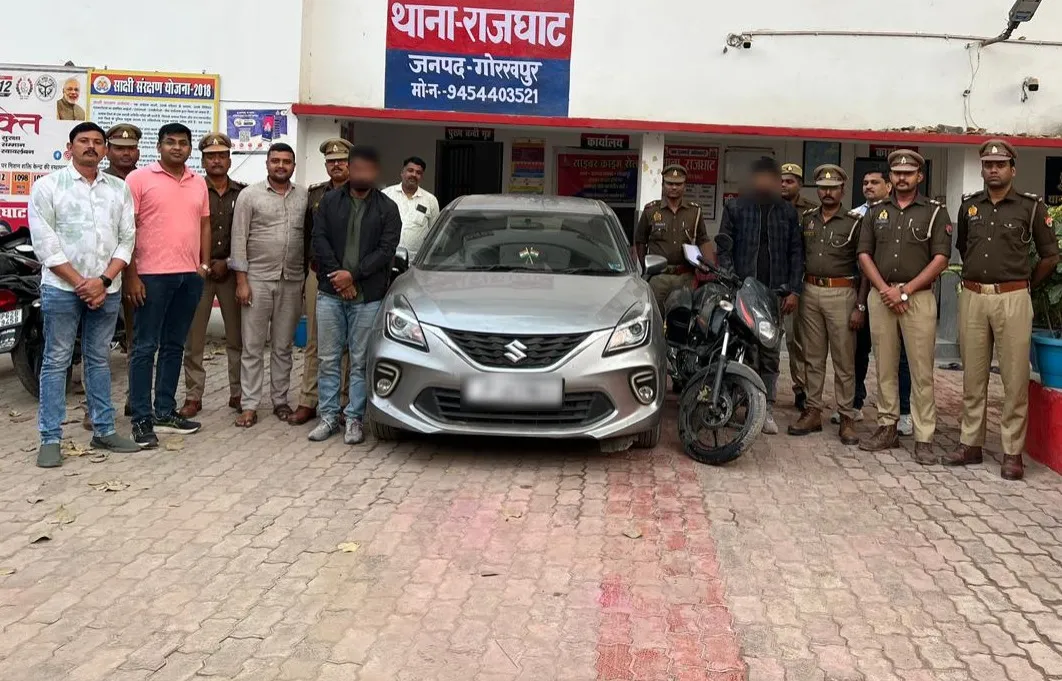 गोरखपुर :फर्जी जीएसटी अधिकारी बनकर 9.5 लाख की ठगी करने वाले दो शातिर गिरफ्तार, 