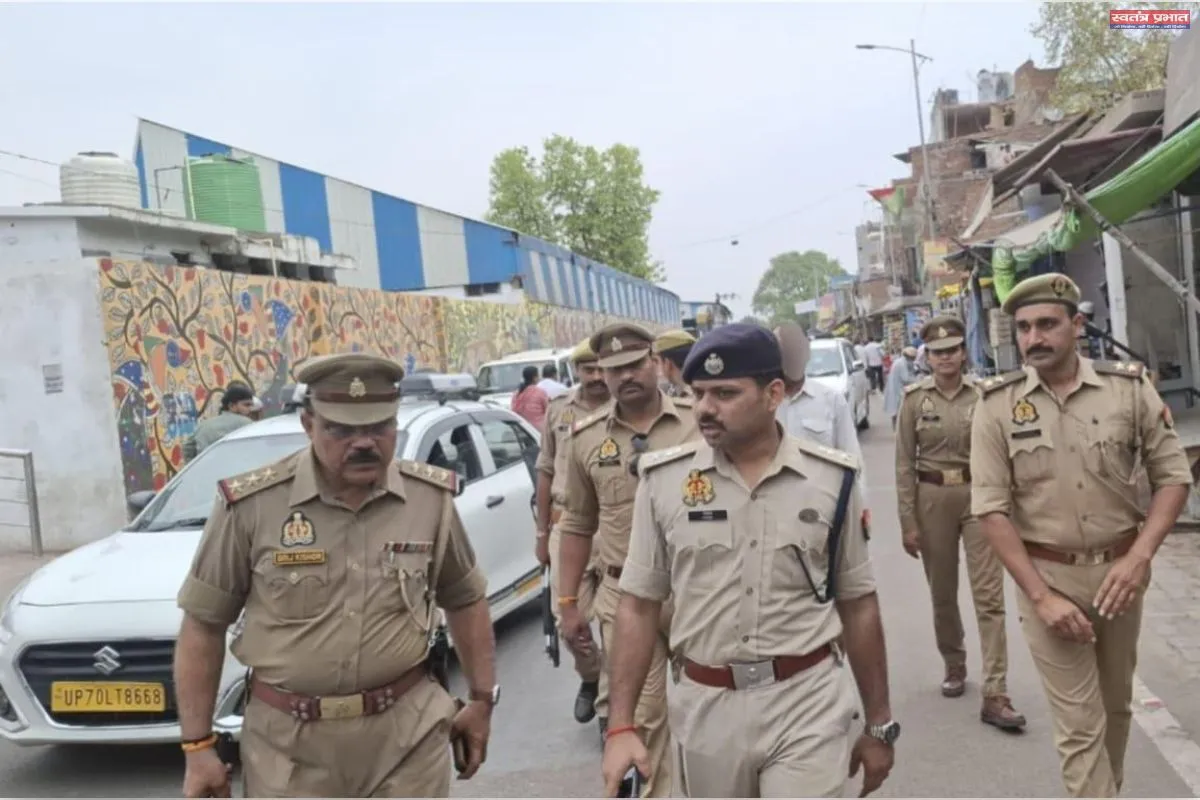 अलविदा की नमाज को लेकर नैनी क्षेत्र में कड़ी सुरक्षा