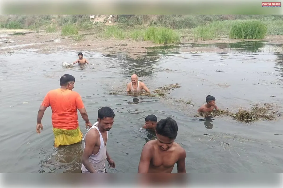 भाजपा नेता चन्द्रमणि पाण्डेय द्वारा संचालित मनोरमा सफाई अभियान बना जनआस्था और जनसंघर्ष का प्रतीक