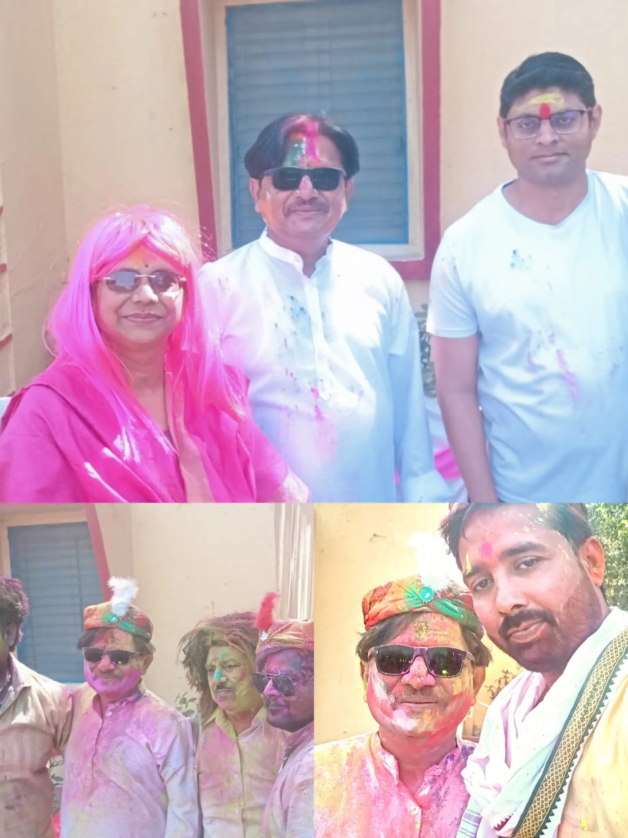 ओबरा थर्मल पावर परियोजना मुख्य महाप्रबंधक के आवास पर आयोजित हुआ भव्य होली मिलन समारोह