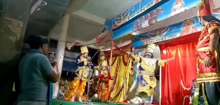 शिवद्वार में श्री शंकर रामलीला समिति द्वारा किया गया रामलीला का मंचन, दर्शक हुए भाव विभोर