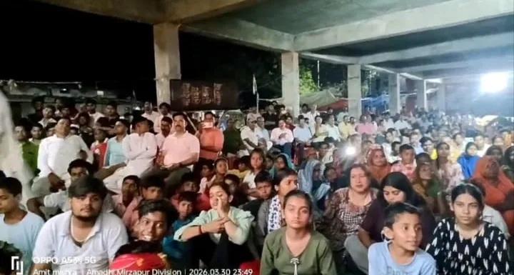 शिवद्वार मंदिर परिसर में श्री शंकर रामलीला समिति द्वारा आयोजित चार दिवसीय रामलीला का  समापन