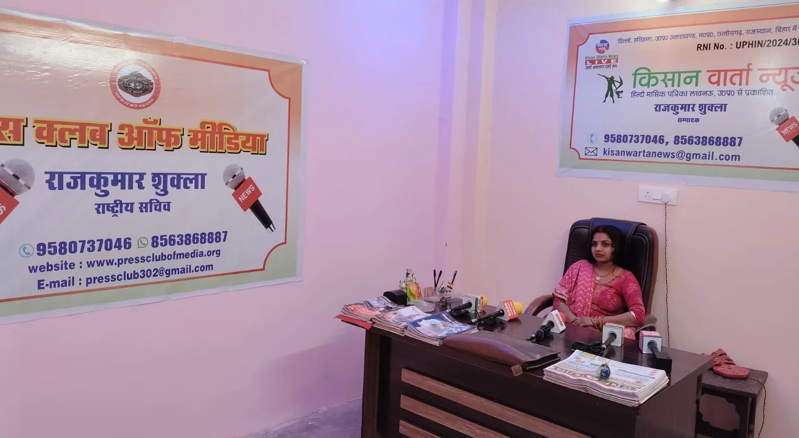 बख्शी का तालाब के छठे मील पर प्रेस क्लब ऑफ मीडिया की स्थापना, किसानों की समस्याओं के निःशुल्क समाधान का लिया संकल्प