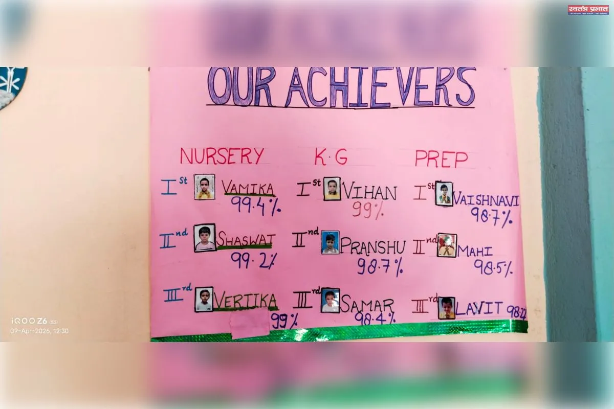 ग्रेजुएशन डे सेरेमनी का आयोजन, नन्हे बच्चों ने बिखेरी प्रतिभा की चमक