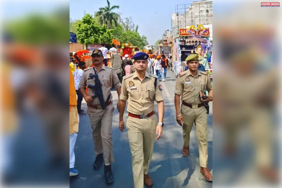 मंगल कलश यात्रा को लेकर पुलिस अलर्ट