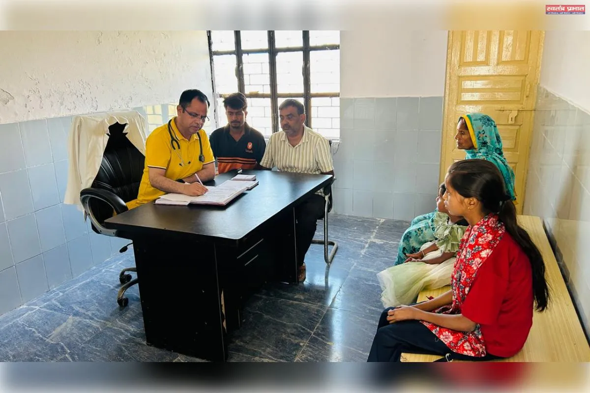 आरोग्य मेले में 154 मरीजों का जांच कर दी गई  दवा