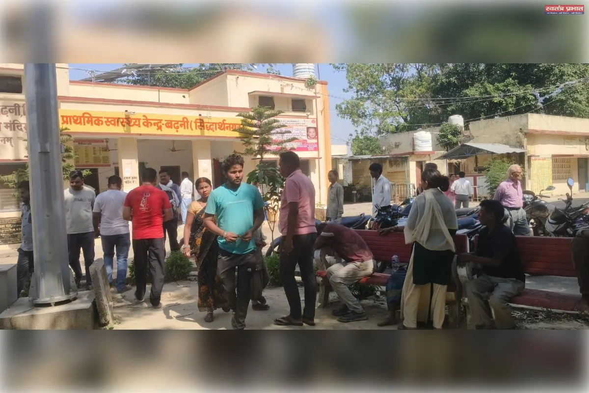 सिद्धार्थनगर में स्कूल बस की चपेट आकर छात्र की मौत