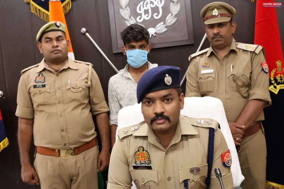 संग्रामपुर पुलिस द्वारा वांछित व 20 हजार रुपये का ईनामिया अभियुक्त गिरफ्तार 