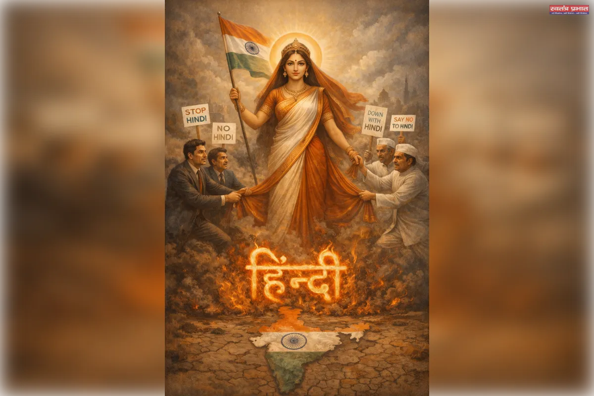 सत्ता की चाह में हिंदी का विरोध कब तक सहेगा भारत देश ?