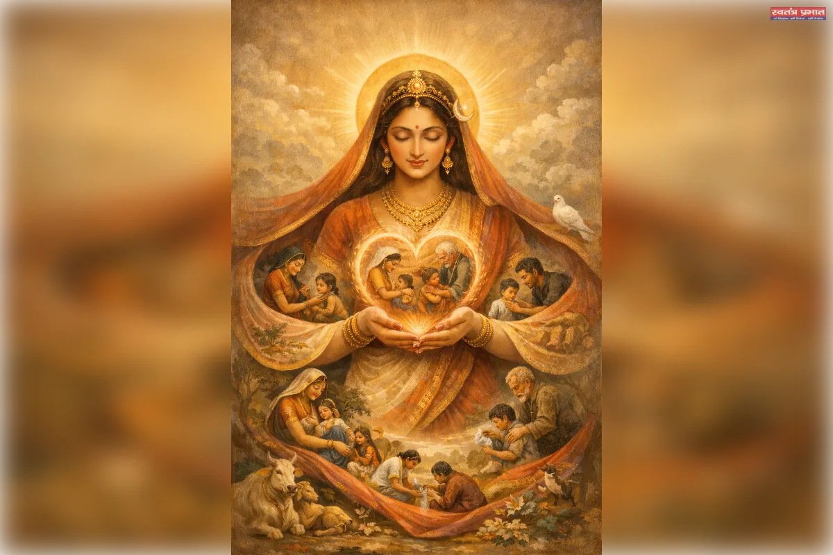 नारी की उदारता का दिव्य स्वरूप मानवता के मूल में नारी का करुणामय हृदय