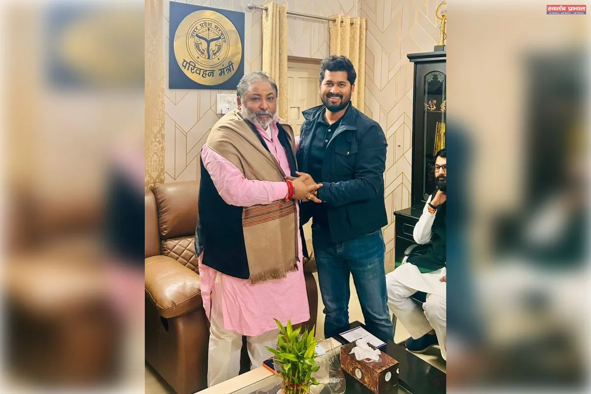 बस अड्डे की मंज़ूरी के लिए विवेक मौर्य ने परिवहन मंत्री का जताया आभार 