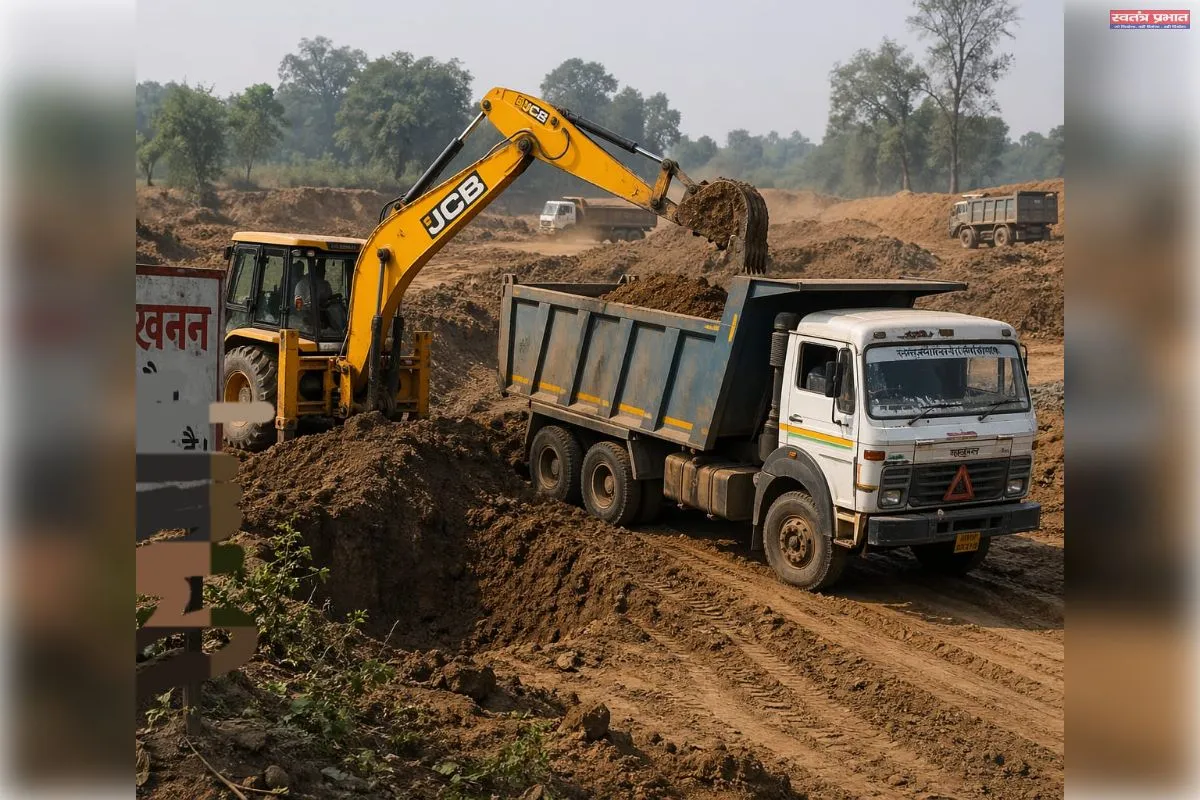 वाल्टरगंज–सोनहा थाना क्षेत्र में जेसीबी से मिट्टी खनन, तेज रफ्तार डंपरों से लोग परेशान कभी भी घट सकती है बड़ी घटना