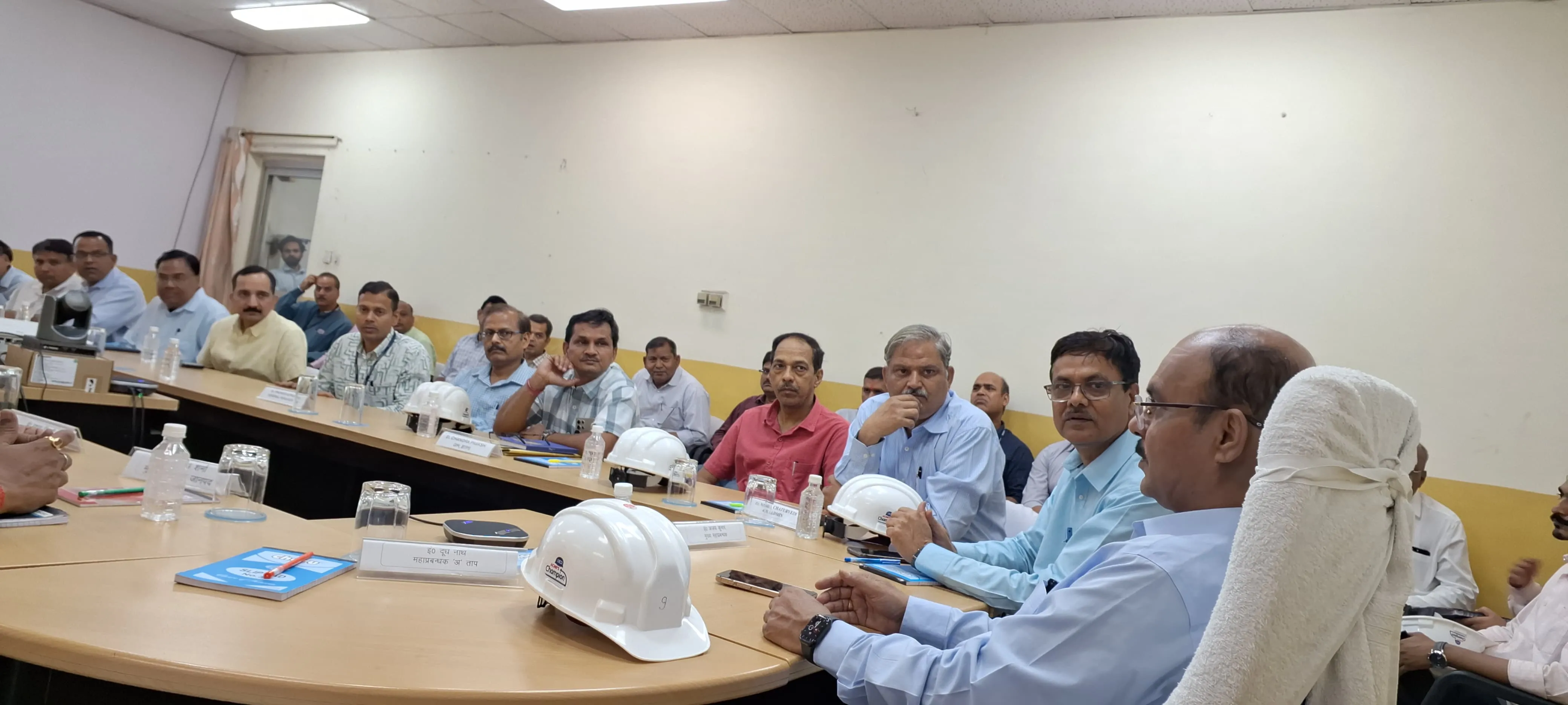 निदेशक तकनीकी ने किया अनपरा तापीय परियोजना दौरा