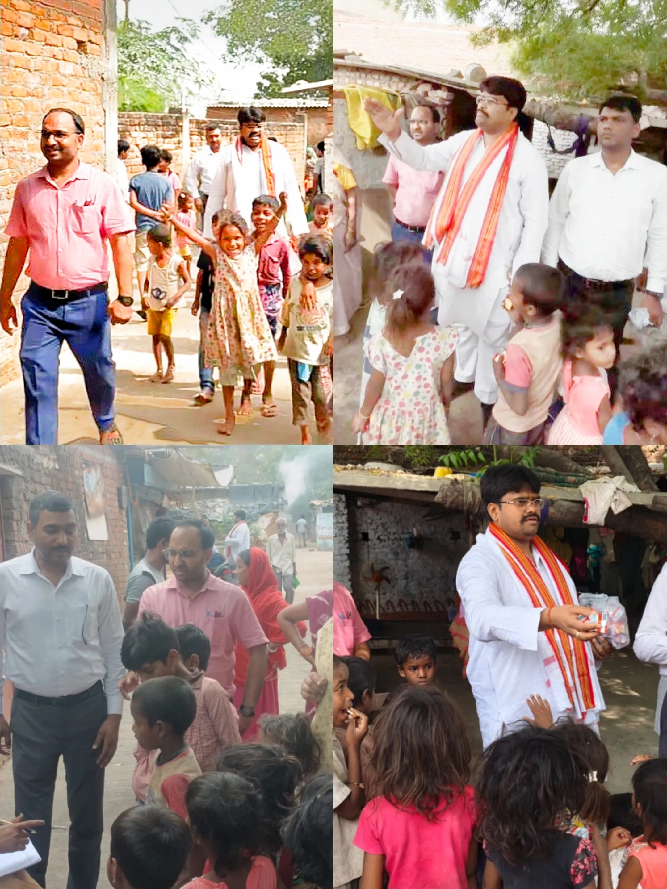 भलुआ टोला में स्कूल चलो अभियान के तहत निकाली गई जागरूकता रैली , रैली  के माध्यम से बच्चों को शिक्षा से जोड़ने का संयुक्त प्रयास