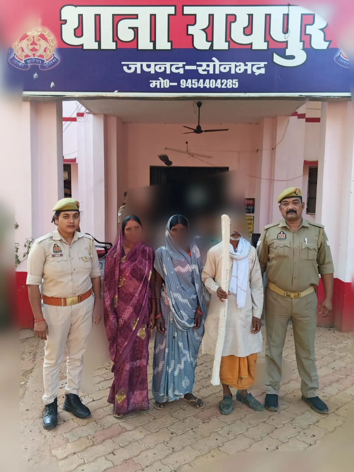 सोनभद्र में हत्या प्रकरण का सफल खुलासा, रायपुर पुलिस ने  किया 03 अभियुक्तों को गिरफ्तार, भेजा न्यायालय