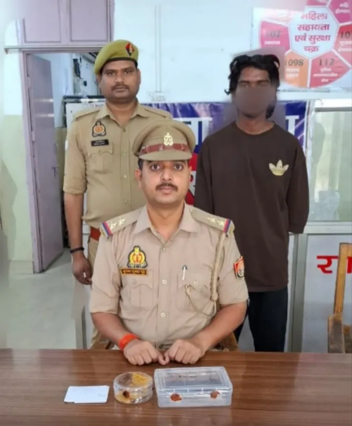 अनपरा पुलिस को मिली बड़ी सफलता, 9.63 ग्राम अवैध हेरोइन के साथ 01 अभियुक्त गिरफ्तार