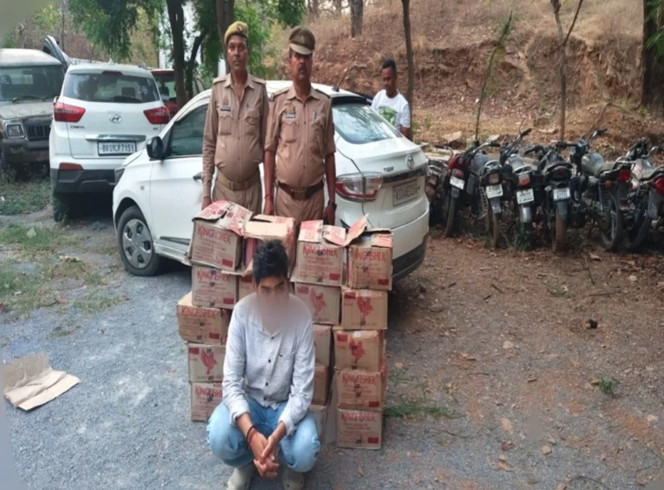 चेकिंग अभियान में पुलिस को मिली बड़ी सफलता, दुद्धी पुलिस ने अवैध बीयर की खेप के साथ 01 अंतर्राज्यीय तस्कर को किया गिरफ्तार