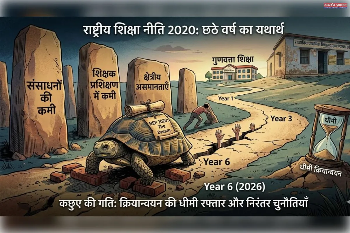 कछुए की तरह रेंग रहा है राष्ट्रीय शिक्षा नीति 2020 का सपना