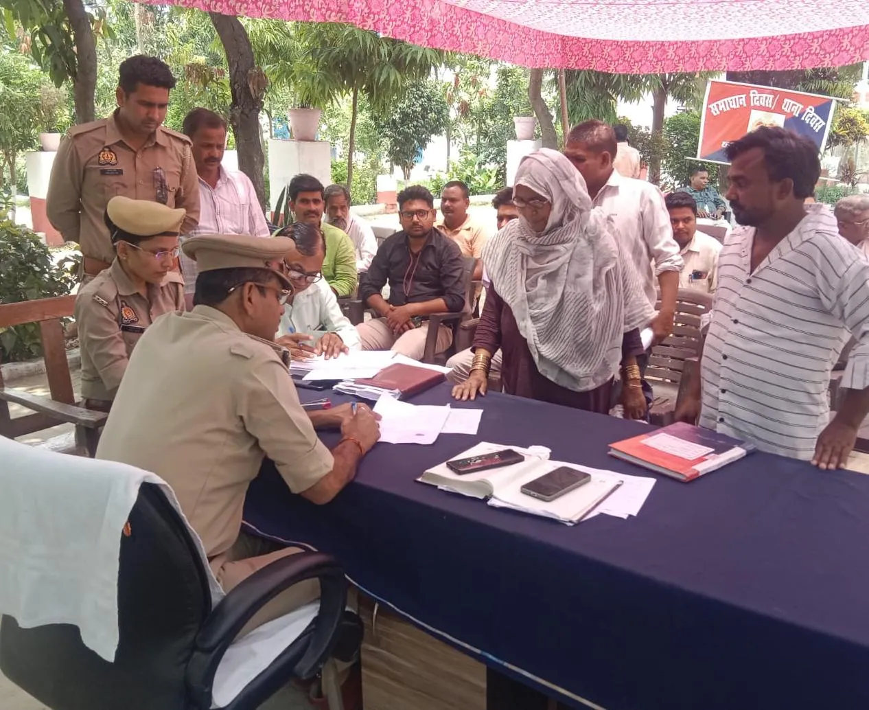 थाना अध्यक्ष विवेक वर्मा के नेतृत्व में संपन्न हुआ समाधान दिवस