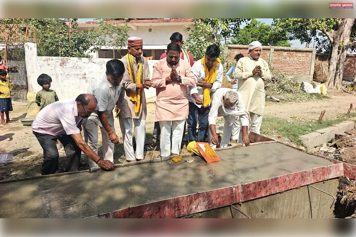 वार्ड 5 में नाला निर्माण कार्य का शुभारंभः जलजमाव से मिलेगी राहत