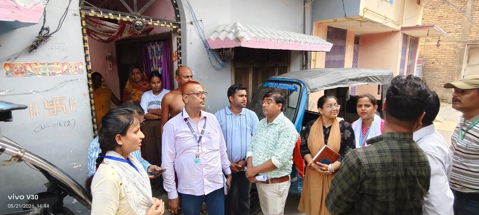 जनगणना 2027ः मकान सूचीकरण एवं मकान गणना कार्य का निरीक्षण