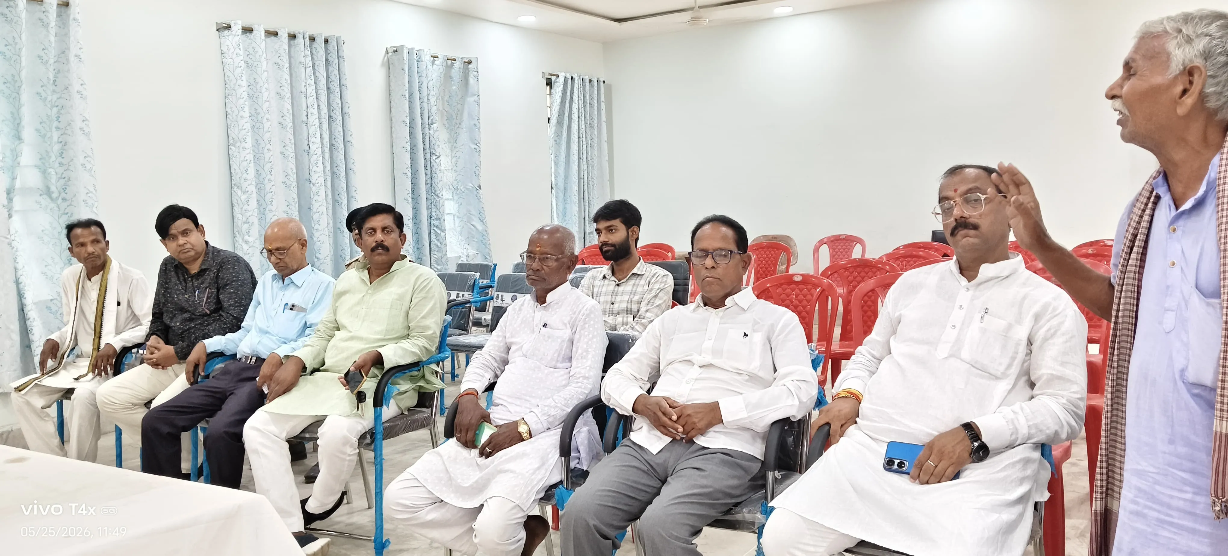 शांति समिति की बैठक में पसरा सन्नाटा