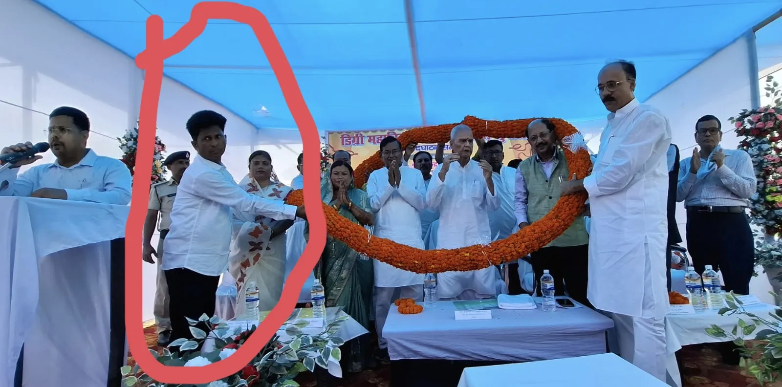 सरकारी डिग्री कॉलेज का उदघाटन विवादों में
