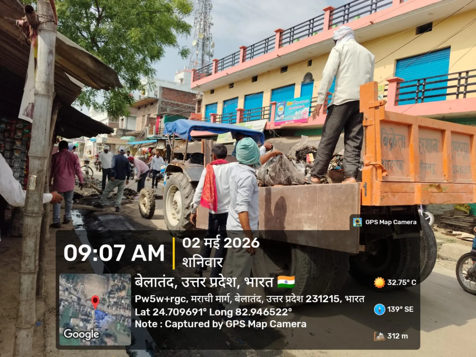 जिलाधिकारी के निर्देश पर शिवद्वार  मंदिर परिसर में चला स्वच्छता एवं मरम्मत अभियान