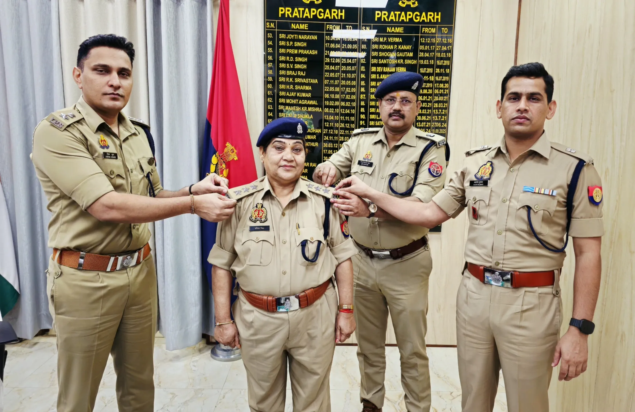 पदोन्नति पाकर पुलिस उपाधीक्षक बनीं निरीक्षक श्रीमती नमिता सिंह